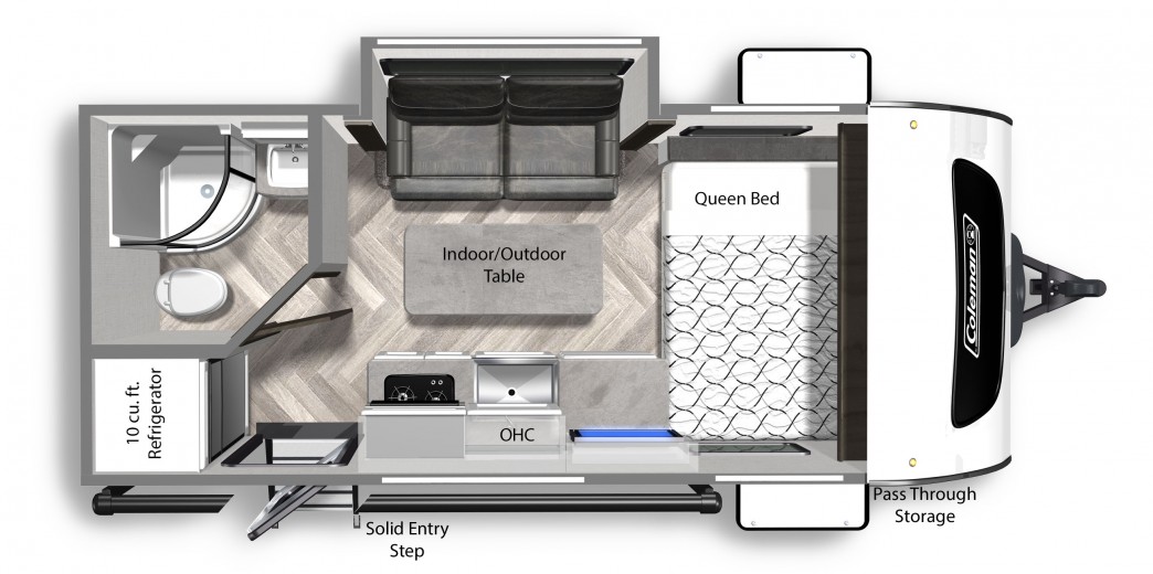 2022 DUTCHMEN COLEMAN RUBICON 1608RB, , floor-plans-day image number 0